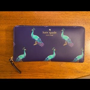 Kate Spade large zip around wallet